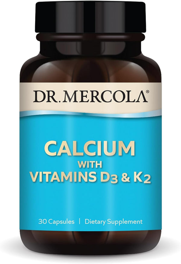 Calcium Vitamin D3 & Vitamin K2 30 Caps by Dr. Mercola by Dr. Mercola