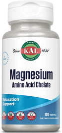 Magnesium Chelated  100ct 220mg by Kal