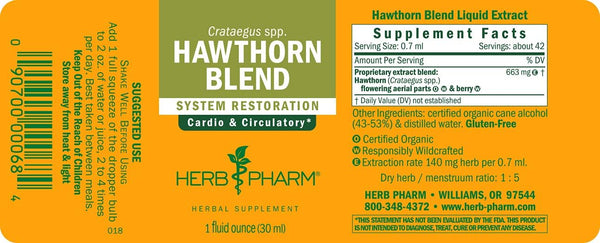 Hawthorn Blend - 1 FL OZ (Herb Pharm)