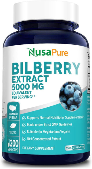 Bilberry Extract  75ct  veg cap by Solaray