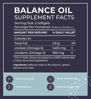 Balance Oil - 180 Softgels (BodyBio)