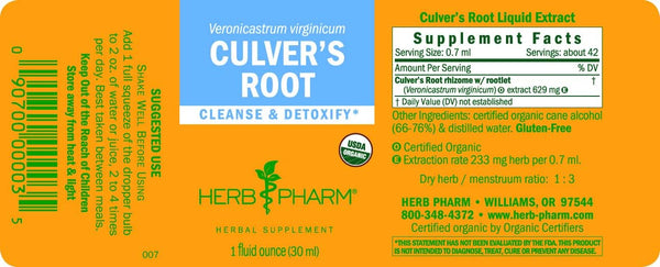 Culver's Root - 1 FL OZ (Herb Pharm)