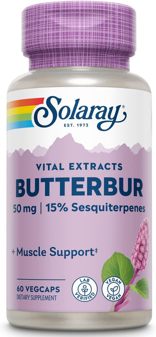 Butterbur 60ct 50mg veg cap by Solaray