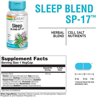 Sleep Blend SP-17  100ct  veg cap by Solaray