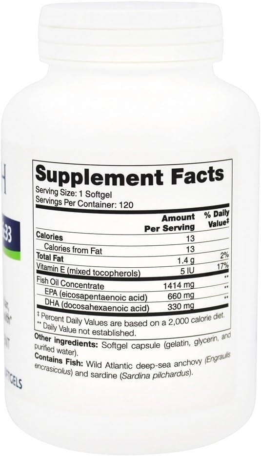 Trident SAP 66:33 Lemon Flavor 120 softgels - Nutritional Fundamentals for Health