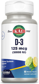 D-3 5000 IU ActivMelt-CP  12x  lozenge by Kal