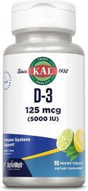 D-3 5000 IU ActivMelt-CP  12x  lozenge by Kal