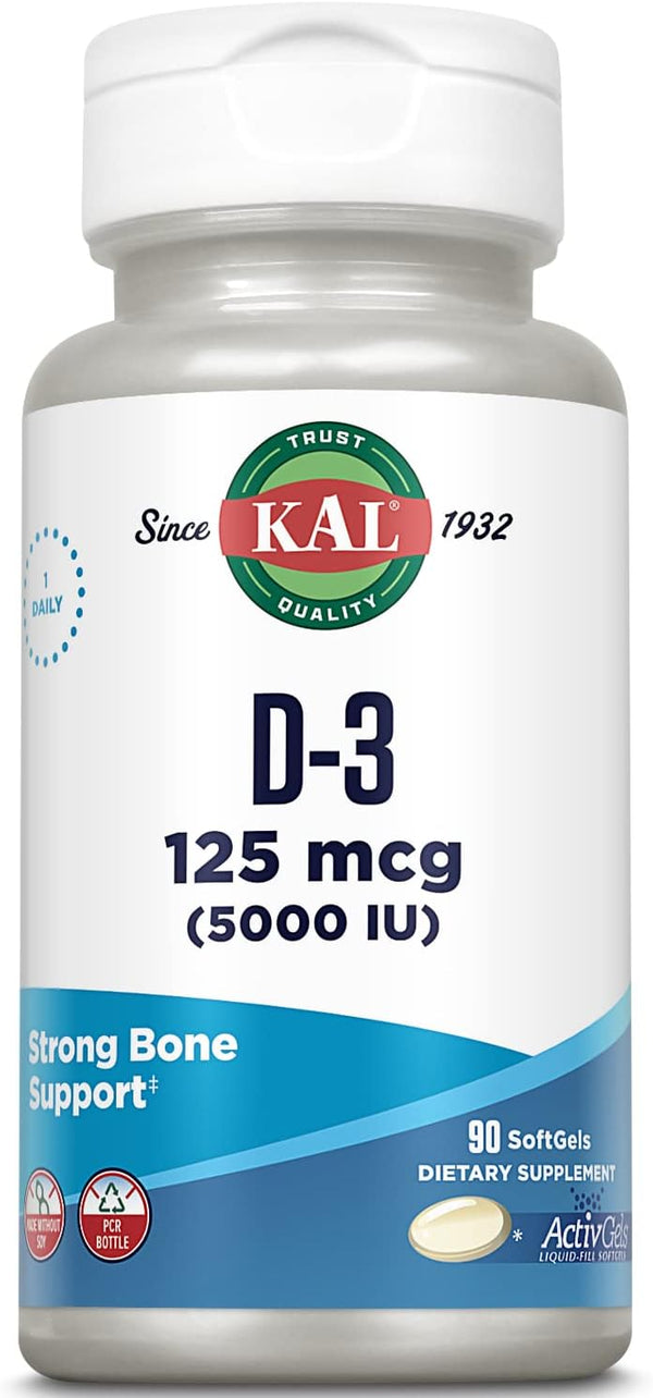 D-3 5000 IU ActivGels-CP  12x by Kal