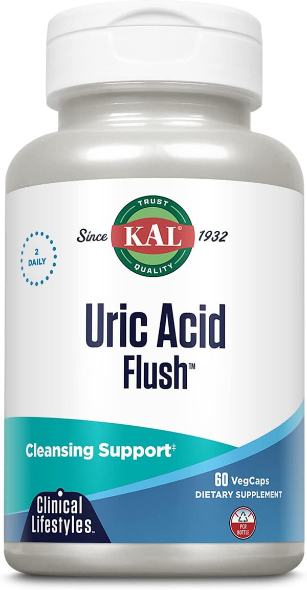 Uric Acid Flush  60ct  veg cap by Kal