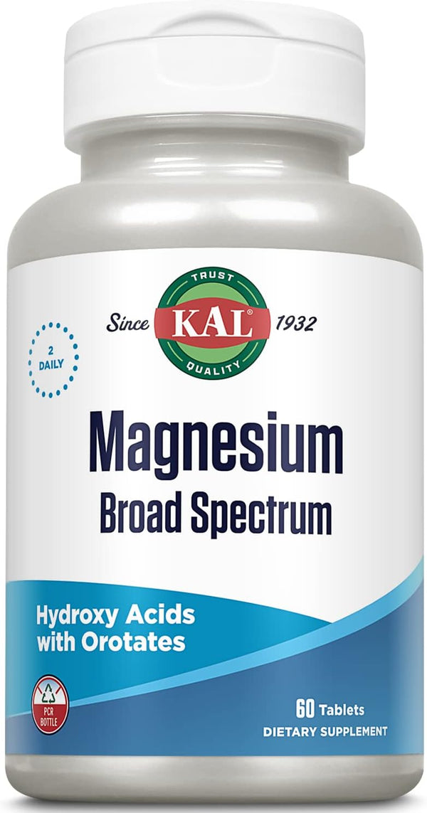 Magnesium Broad Spectrum  60ct 400mg by Kal