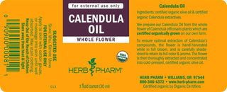 Calendula Oil - 1 FL OZ (Herb Pharm)