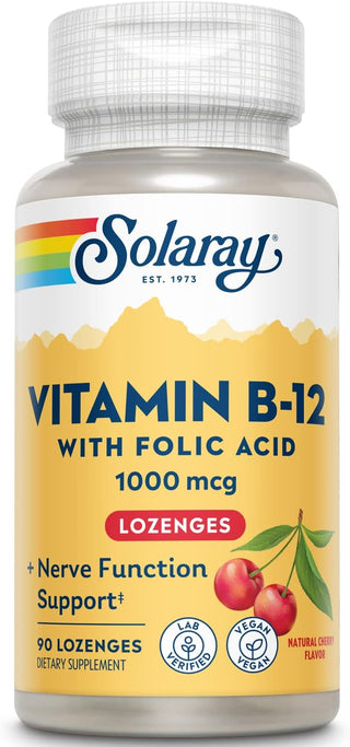 B-12  90ct 1000mcg lozenge (Solaray)