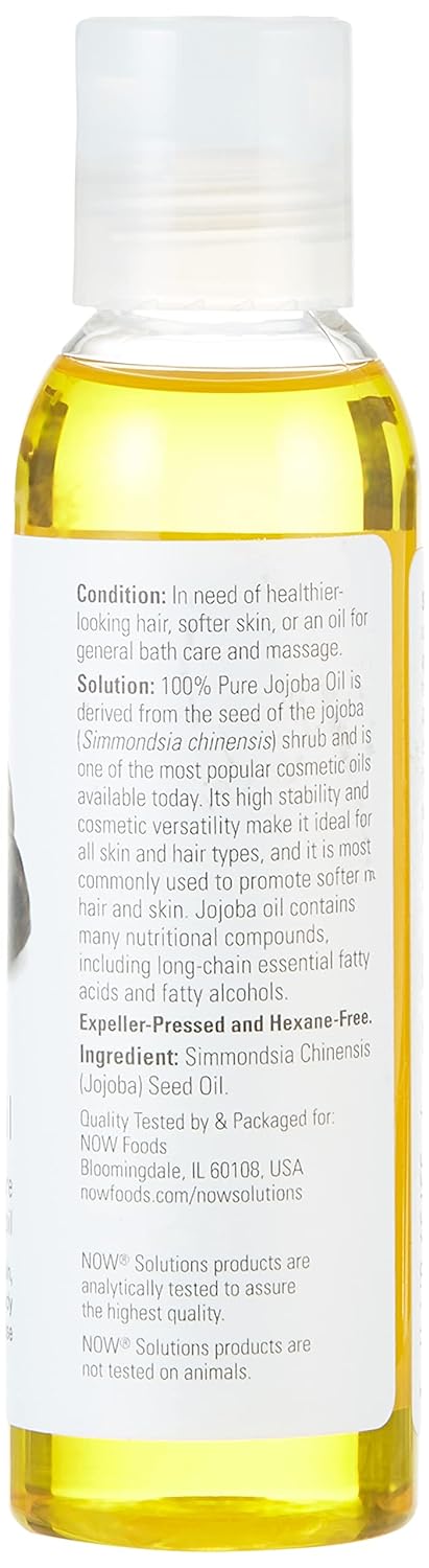 Jojoba Oil - 4 FL OZ (NOW Personal Care)