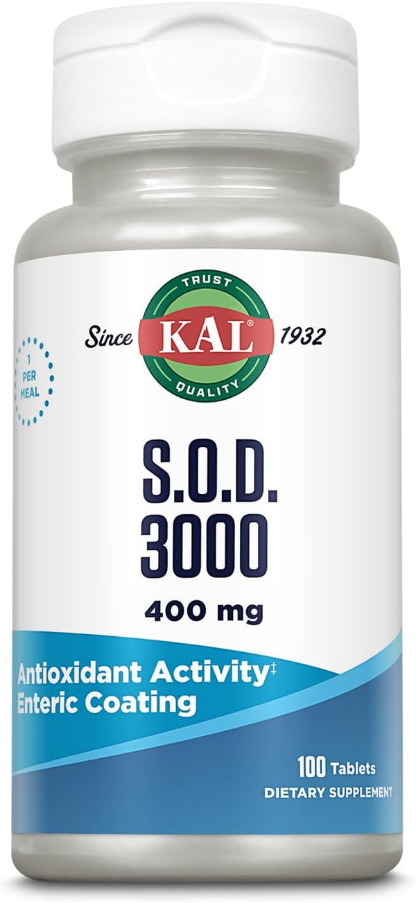 SOD 3000  100ct 400mg by Kal