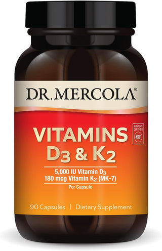 Calcium Vitamin D3 & Vitamin K2 90 Day 90 Caps by Dr. Mercola by Dr. Mercola