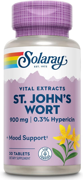 St Johns Wort 30ct 900mg by Solaray