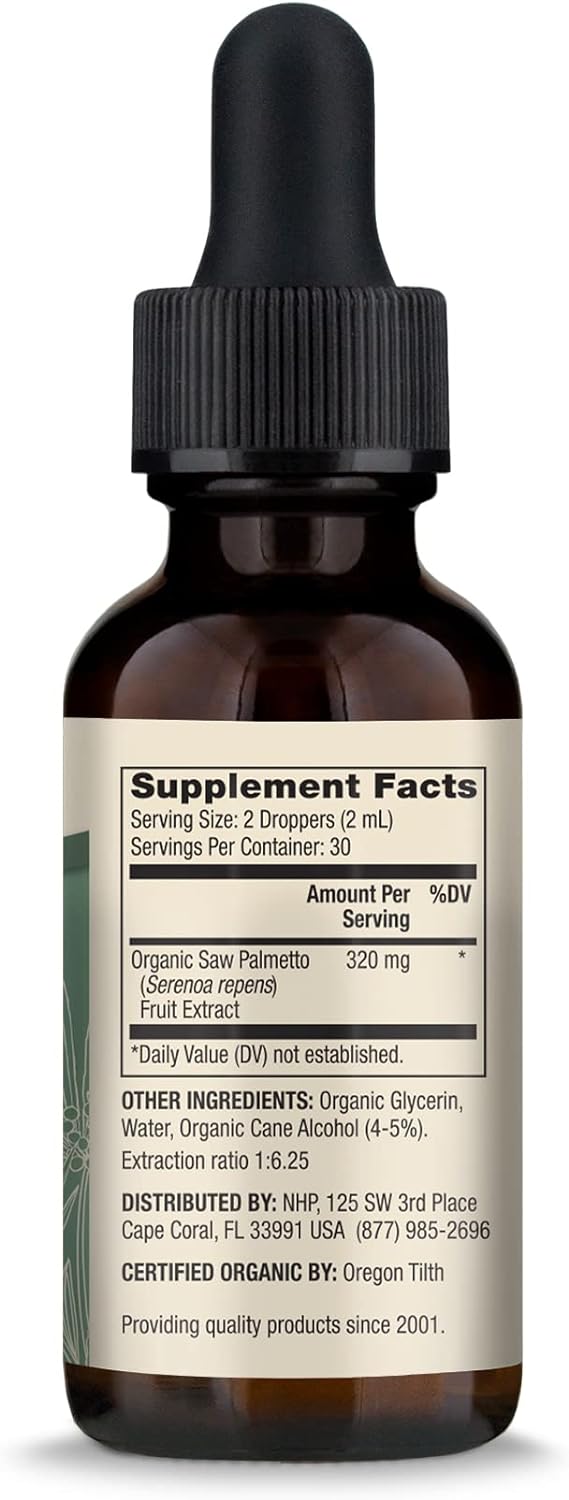 Organic Saw Palmetto Liquid Drops 2 fl.oz. by Dr. Mercola