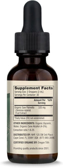 Organic Saw Palmetto Liquid Drops 2 fl.oz. by Dr. Mercola by Dr. Mercola