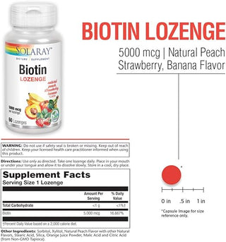 Biotin-CP 12x lozenge by Solaray