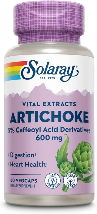 Artichoke 5% Caffeoyl Acid Derivatives 60ct 600mg veg cap
