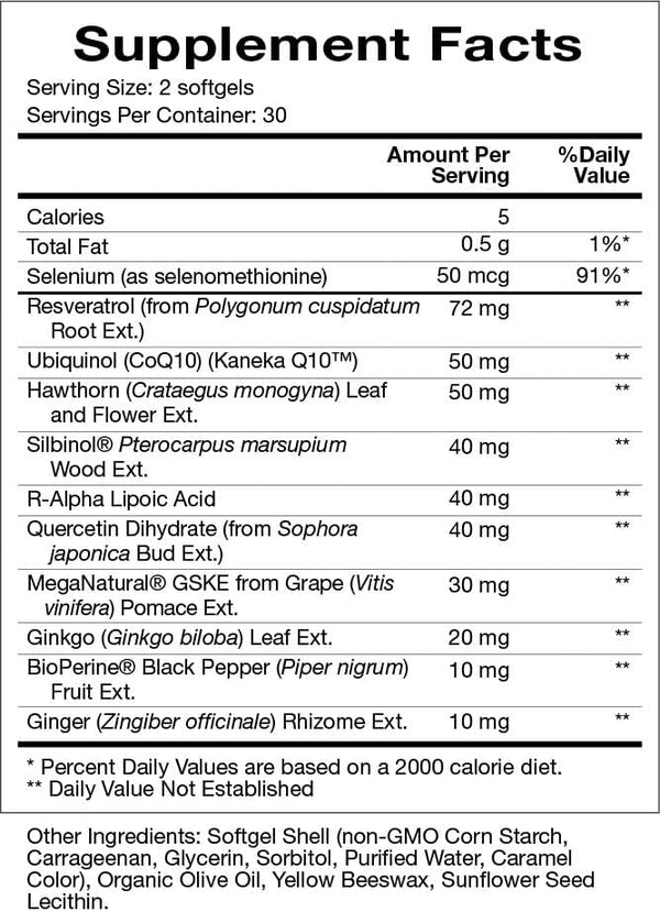 CV-Res-Q - 60 Softgels Natura Health Products