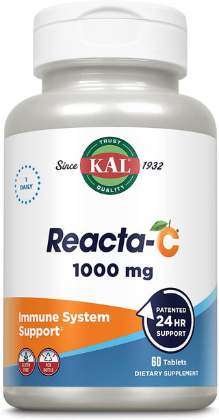 Reacta-C w/Bioflavonoids  60ct 1000mg by Kal