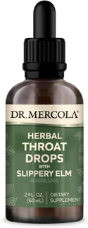 Herbal Throat Drops with Slippery Elm 2 Fl oz. by Dr. Mercola