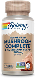 Mushroom Complete™ Fermented-8 Mushroom Blend 60ct 600mg veg cap by Solaray