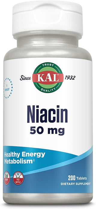 Niacin  200ct 50mg by Kal