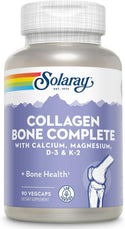 Collagen Bone Complete w Calcium, Magnesium, D3 & K2 90ct veg cap by Solaray