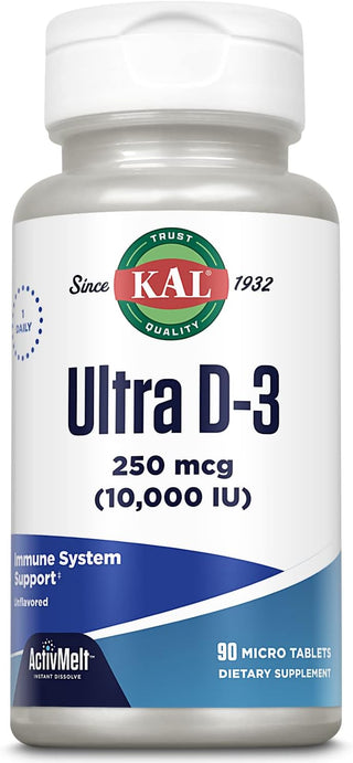 Ultra D-3 10000IU ActivMelt-CP  12x  lozenge by Kal