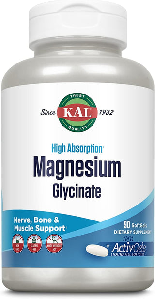 Magnesium Glycinate AG HA  90ct  softgel by Kal