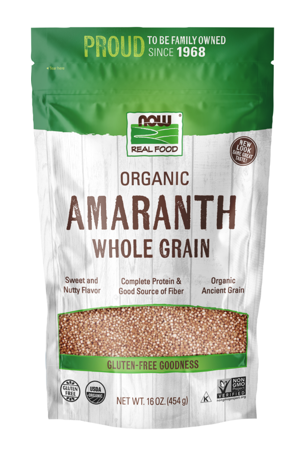 Organic Amaranth Grain - 1 LB (Now Foods)