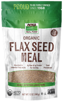 Flax Seed Meal Organic 12 oz by Now Foods