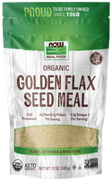 Golden Flax Meal Organic 12 oz by Now Foods