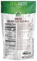 Golden Flax Meal Organic 12 oz by Now Foods