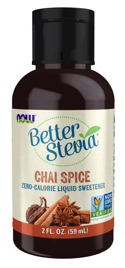 Better Stevia Liquid - Chai Spice 2 fl. oz. by Now Foods