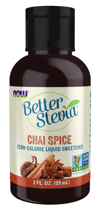 Better Stevia Liquid - Chai Spice 2 fl. oz. by Now Foods