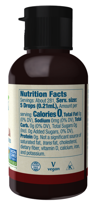 Better Stevia Cinnamon Vanilla Liquid 2 fl oz by Now Foods