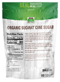 Sucanat Organic Cane Sugar 2lb by Now Foods