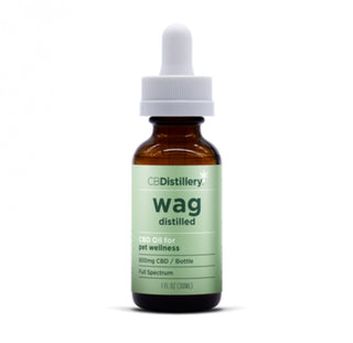 Wag Distilled Pet Wellness 600mg - 1 FL OZ (CBDistillery)