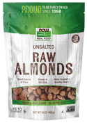 Almonds Shelled - 1 LB (Now Foods)