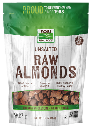 Almonds Shelled - 1 LB (Now Foods)