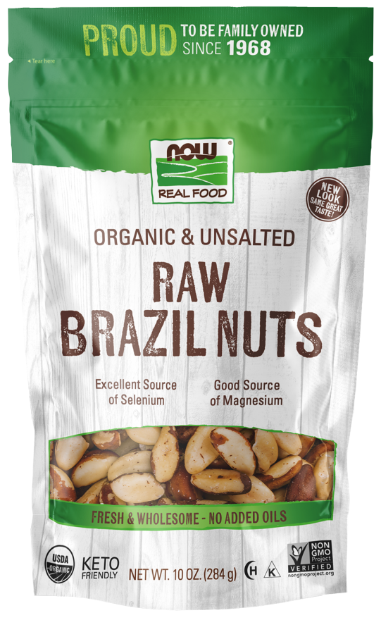 Organic Brazil Nuts, Raw 10 oz. by Now Foods