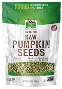 Pumpkin Seeds Raw 1 lb by Now Foods (BACKORDERED)