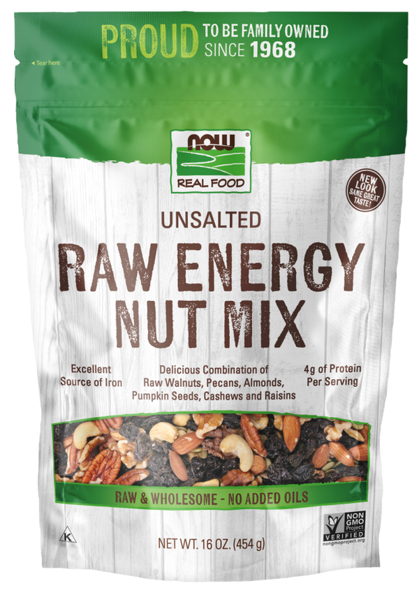 Raw Energy Nut Mix 1 lb by Now Foods