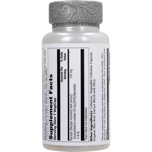 Bacopa Extract  60ct 100mg veg cap