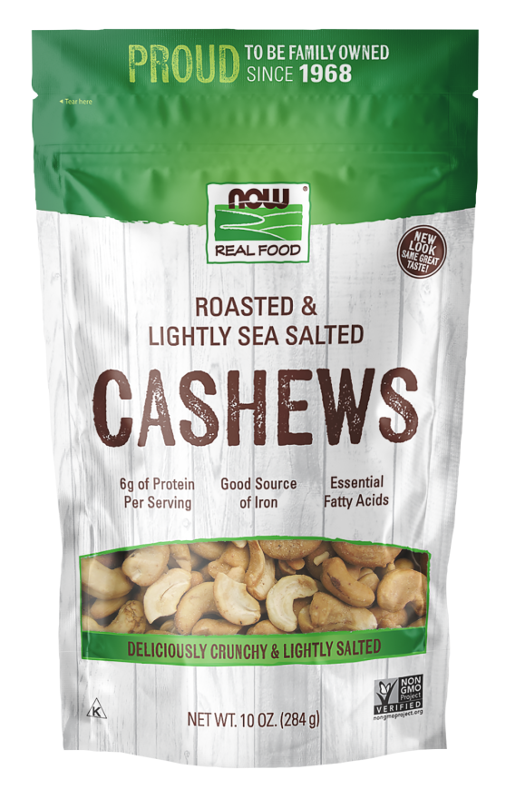 Cashews Roasted & Salted 10 oz by Now Foods