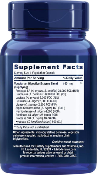 Enhanced Super Digestive Enzymes - Life Extension