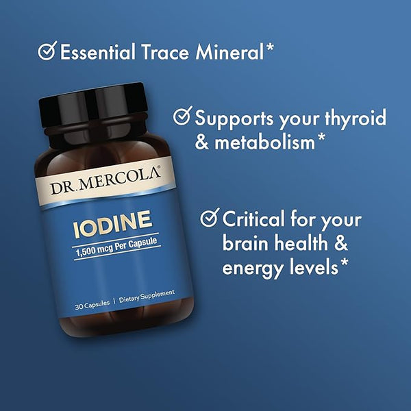 Iodine 30 Caps by Dr. Mercola